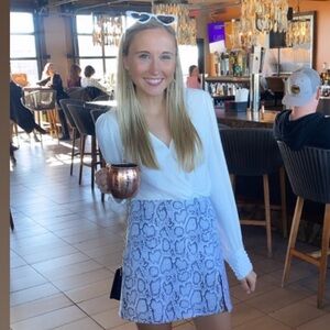 Vici Snakeskin Skirt